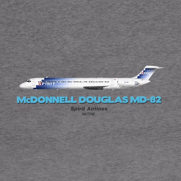 McDonnell Douglas MD-82 - Spirit Airlines by TheArtofFlying